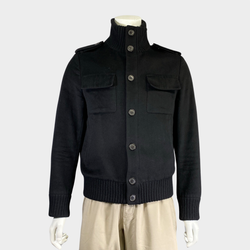 Eric Bompard men's black cashmere jacket