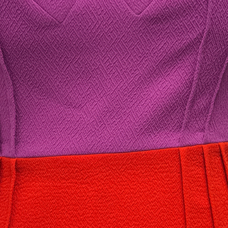 Emilia Wickstead Purple and Red Dress