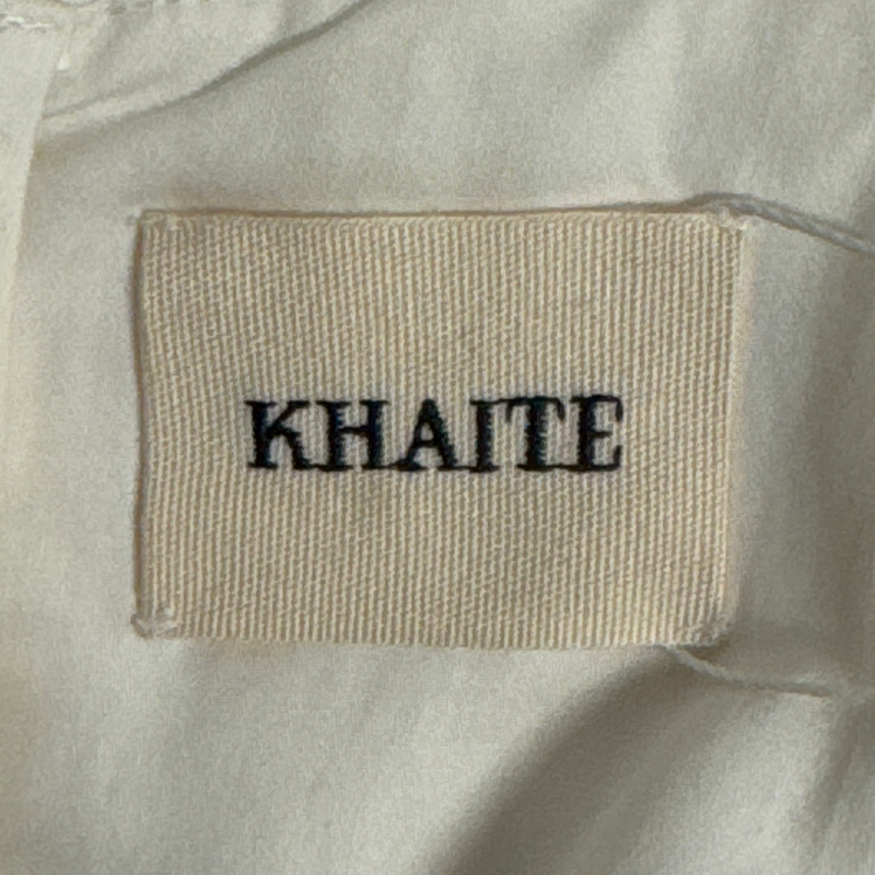 Khaite women's cream cotton dress