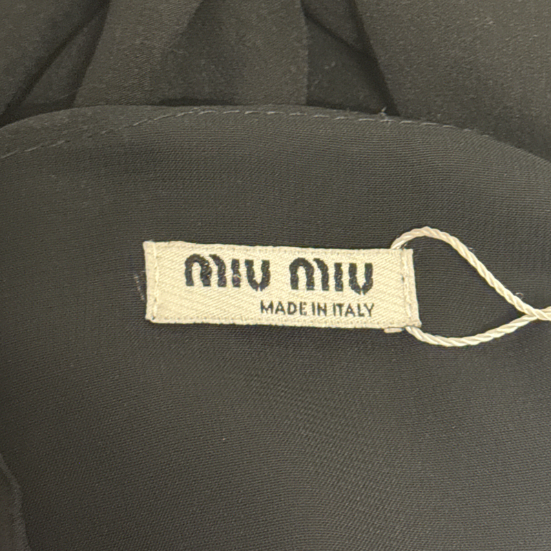 Miu Miu women's black sheer dress