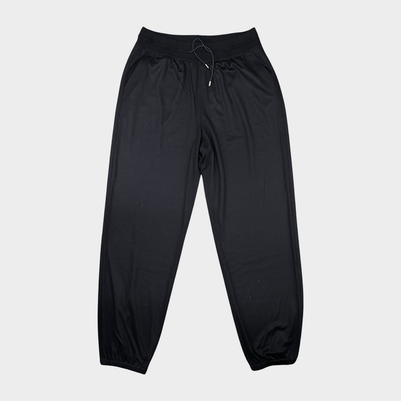 Loro Piana women's navy merino wool joggers