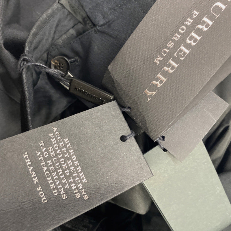 Burberry Prosum men's charcoal grey wool blend smart trousers