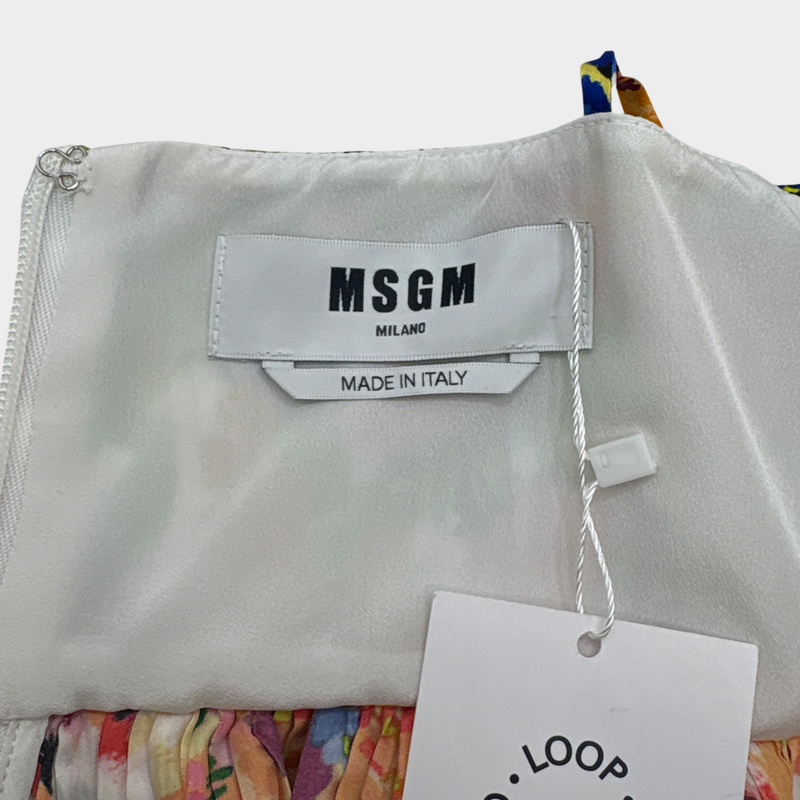 MSGM multicolor maxi dress