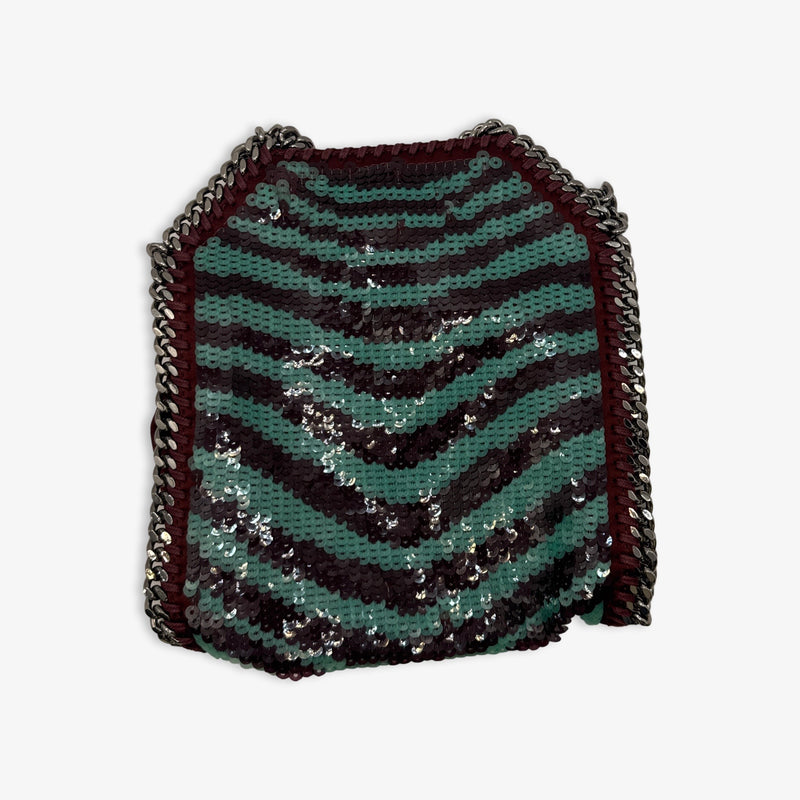 Stella McCartney Mini Multicolor Sequin Falabella Crossbody Bag