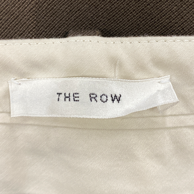 The Row women's brown wool trousers