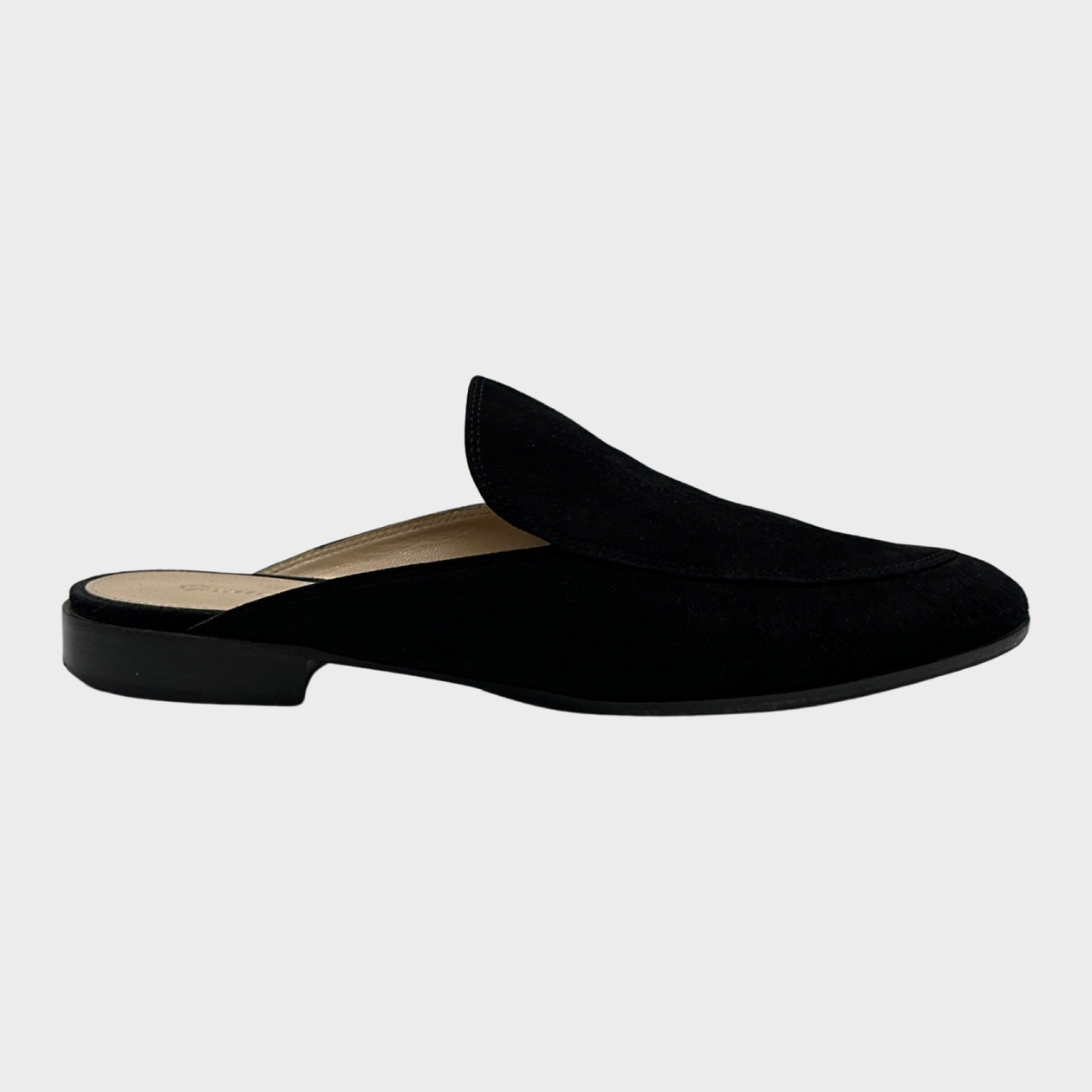 GIANVITO ROSSI women s black suede mules Loop Generation