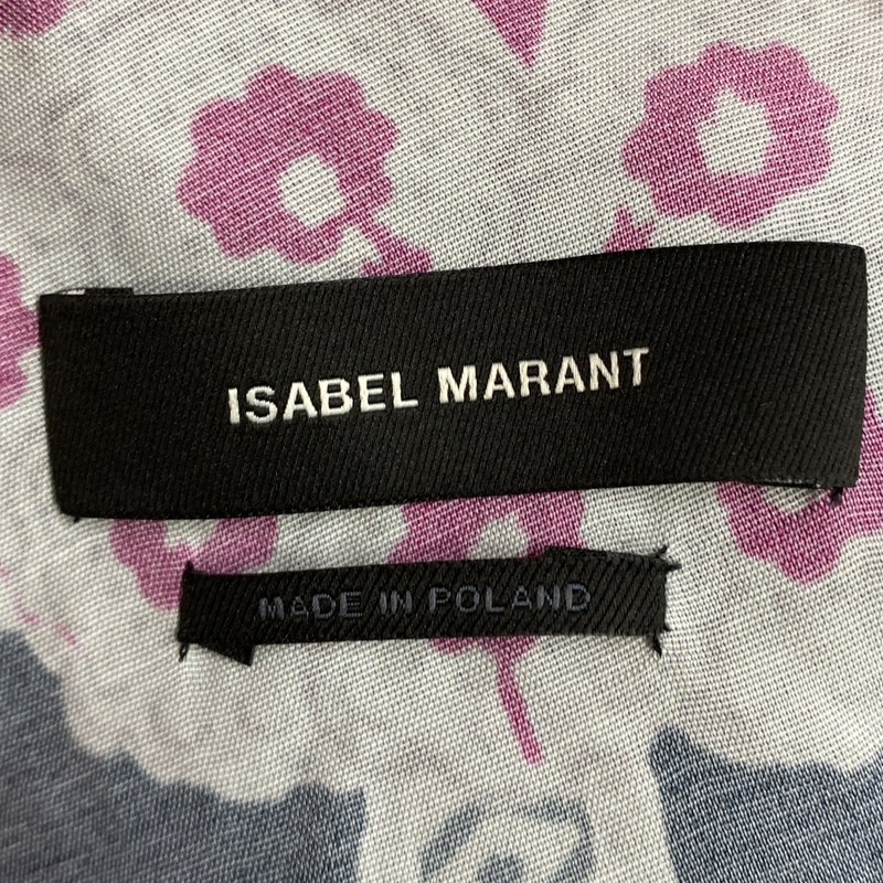 Isabel Marant women's multicoloured one-shoulder blouse