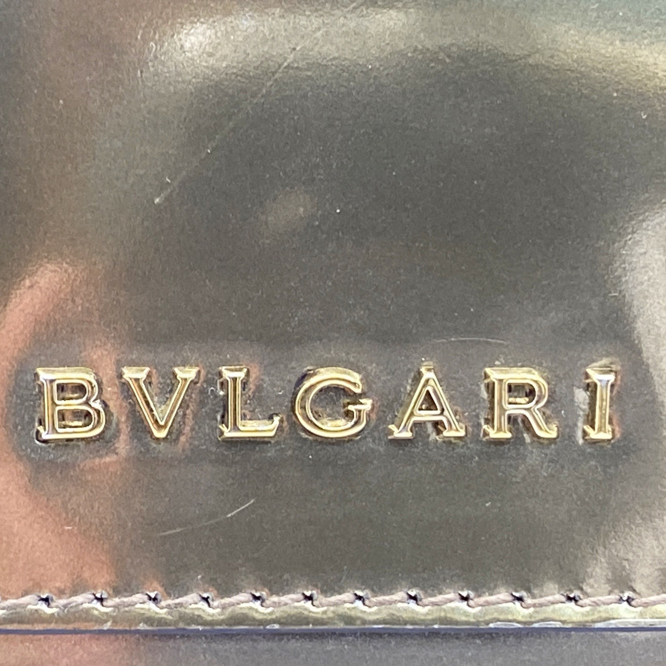 Bvlgari Serpenti Forever Shoulder Bag Patent Metallic Gold GHW