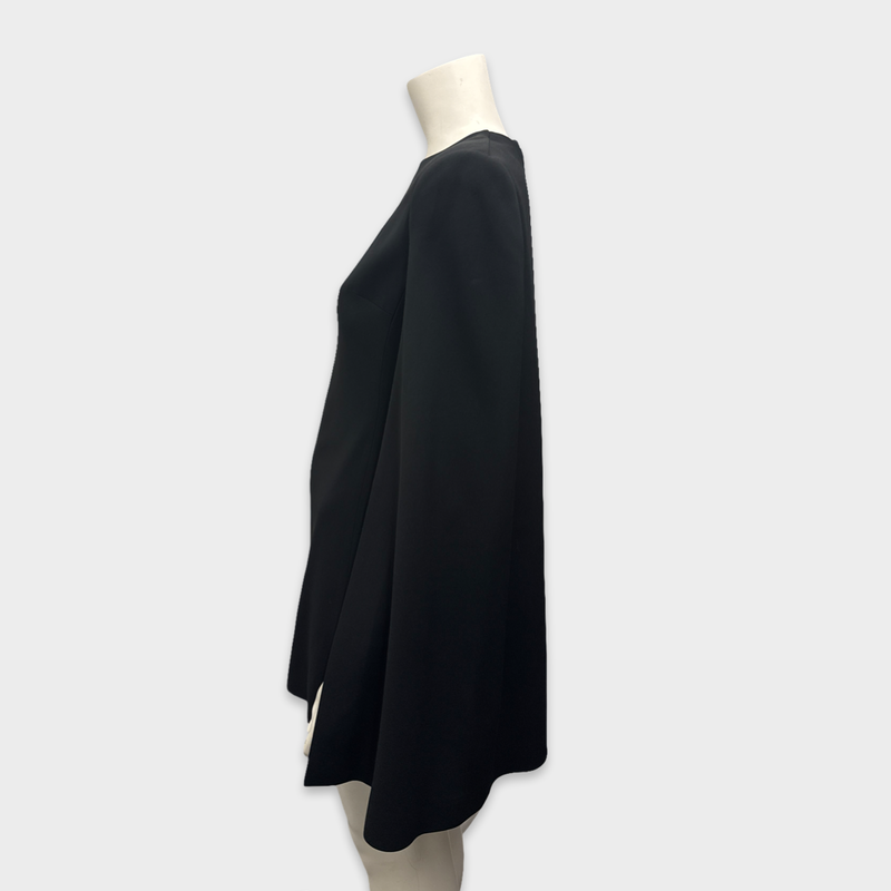 David Koma Black Cape style mini Dress