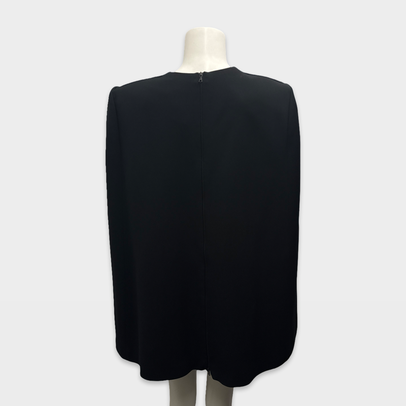 David Koma Black Cape style mini Dress