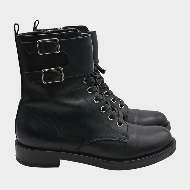 GIANVITO ROSSI women's black leather boots