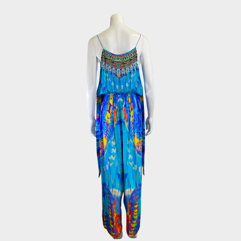 Camilla women's multicoloured silk embellished jumpsuit