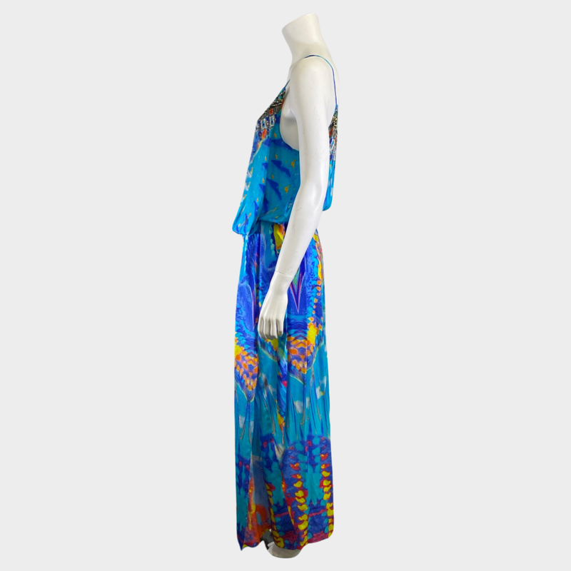 Camilla women's multicoloured silk embellished jumpsuit