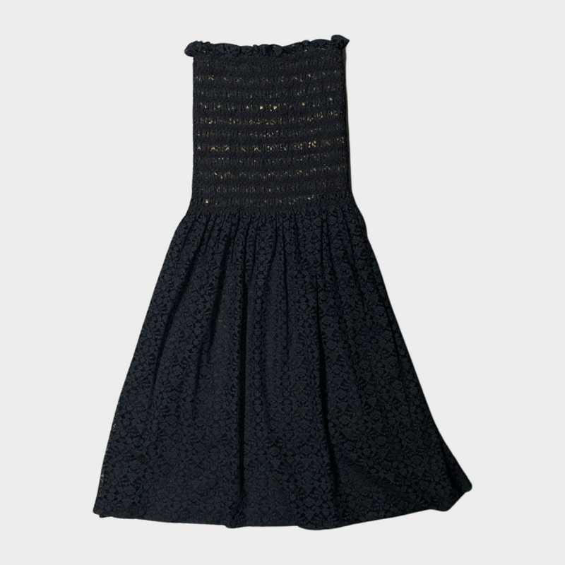 Stella McCartney navy lace maxi skirt with elasticated waist