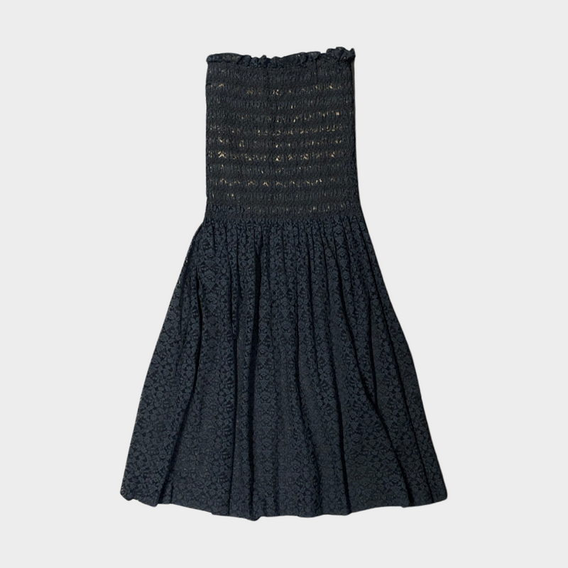 Stella McCartney navy lace maxi skirt with elasticated waist