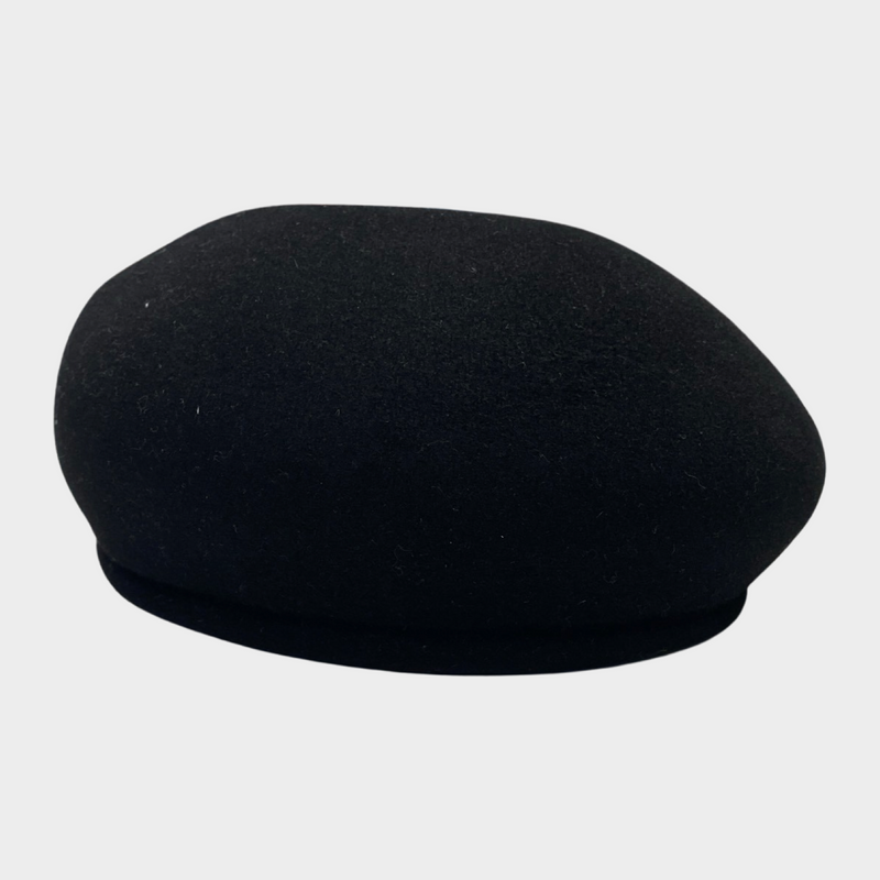 Maison Michel women’s black felt beret