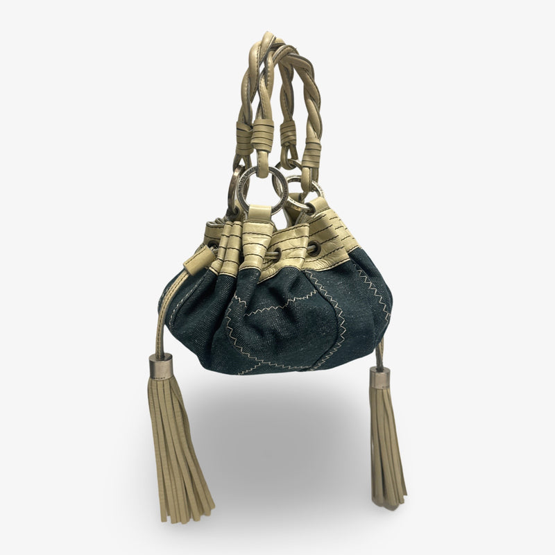 Givenchy Vintage Denim Blue Handbag