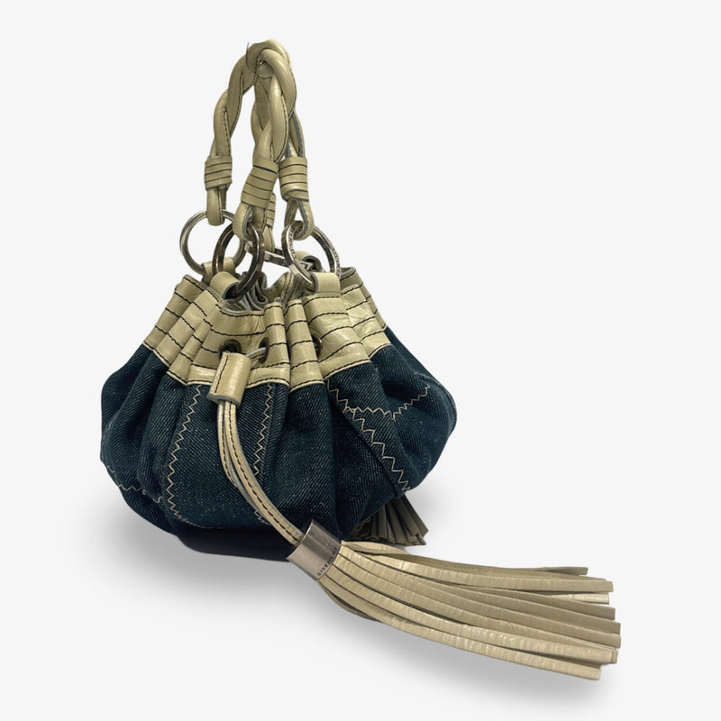 Givenchy Vintage Denim Blue Handbag