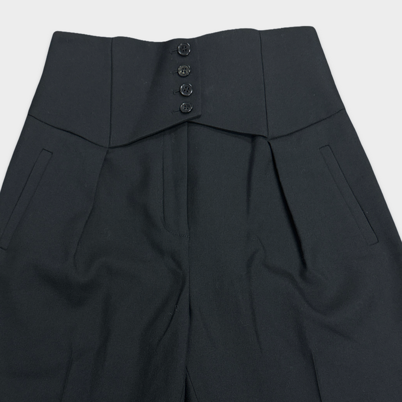 Saint Laurent Women's black wool pants