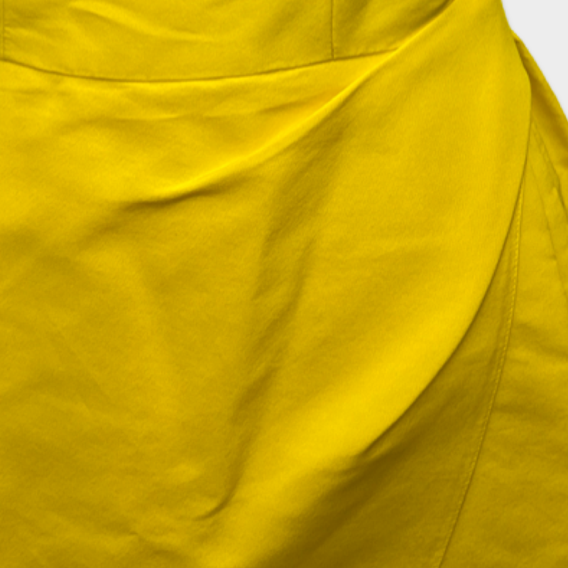 Carolina Herrera Yellow silk dress