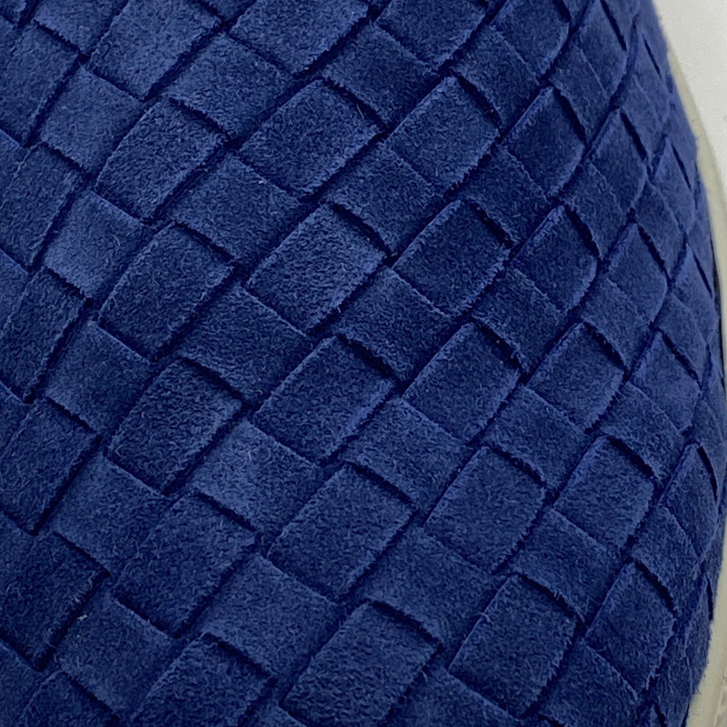 Bottega Veneta women's blue suede slip-on sneakers