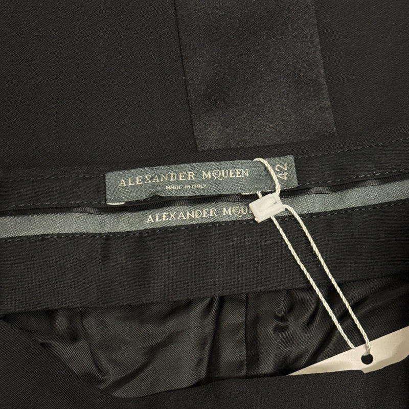 Alexander McQueen Women's Black Tuxedo Pants