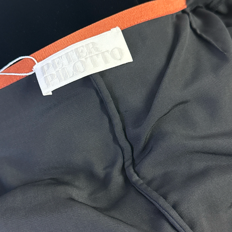 Peter Pilotto Women's Black velvet robe Dress with multicolour crystals