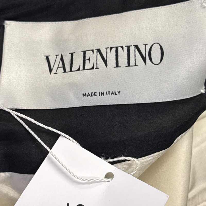 Valentino Women's Cream with multicolor floral print mini Dress