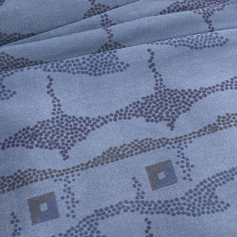 Etro men's blue cotton printed trousers