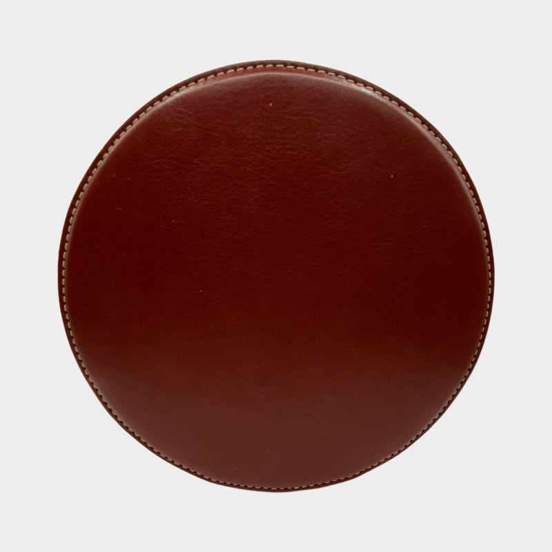 Mulberry burgundy trunk leather handbag