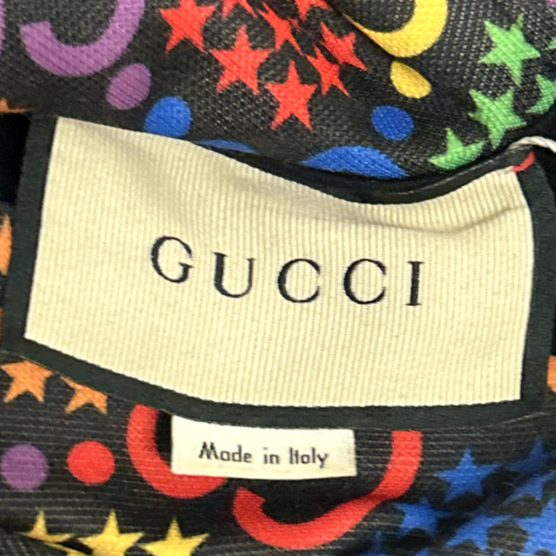 Gucci Rainbow GG Monogram Cotton Hoodie Dress