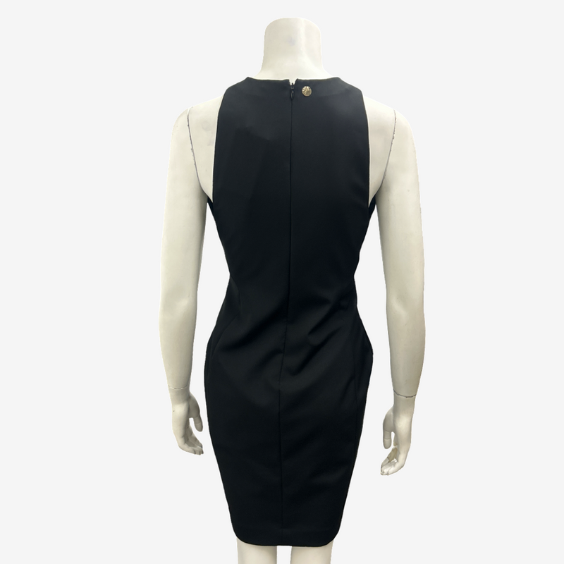 Versace Collection Black Dress With Purple Ombre Diamante Embellisments