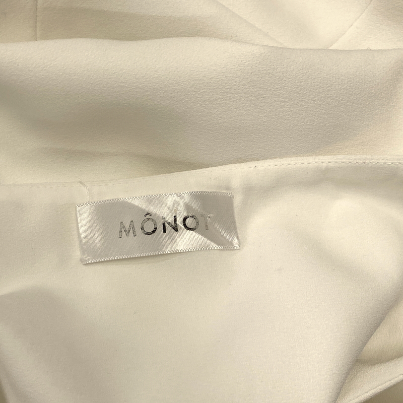 Monot white cut-out mini dress