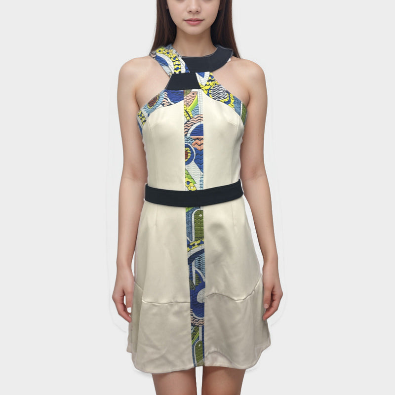 Peter Pilotto Cream with multicolour prints Dress