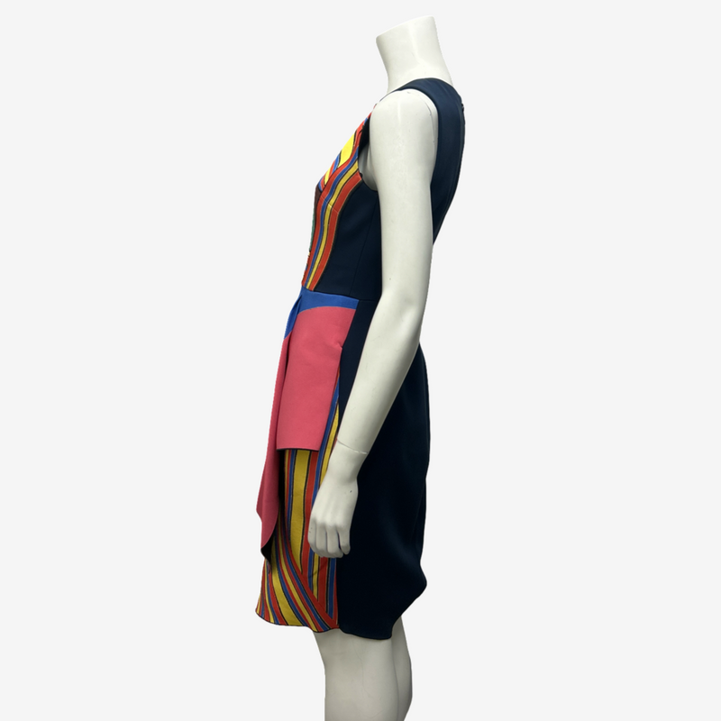 Peter Pilotto Multicolor Stripe Abstract Dress