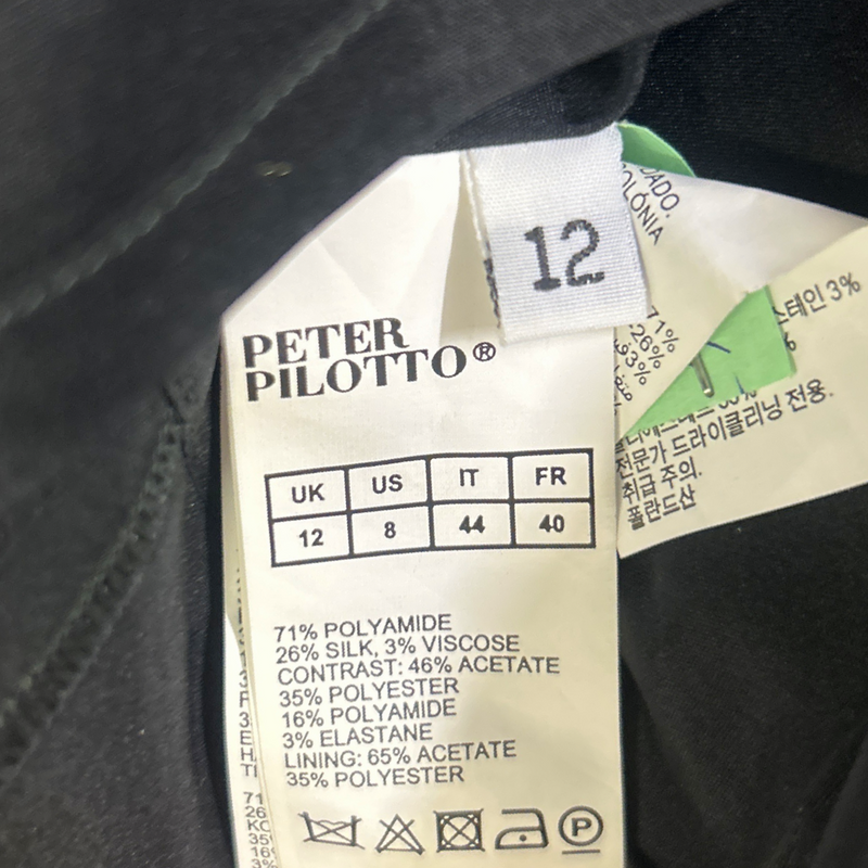 Peter Pilotto Multicolor Stripe Abstract Dress