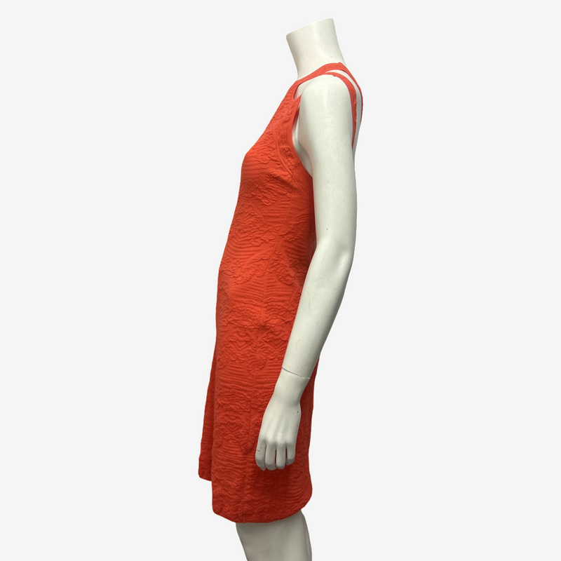 M Missoni Coral Stretch Knit Dress