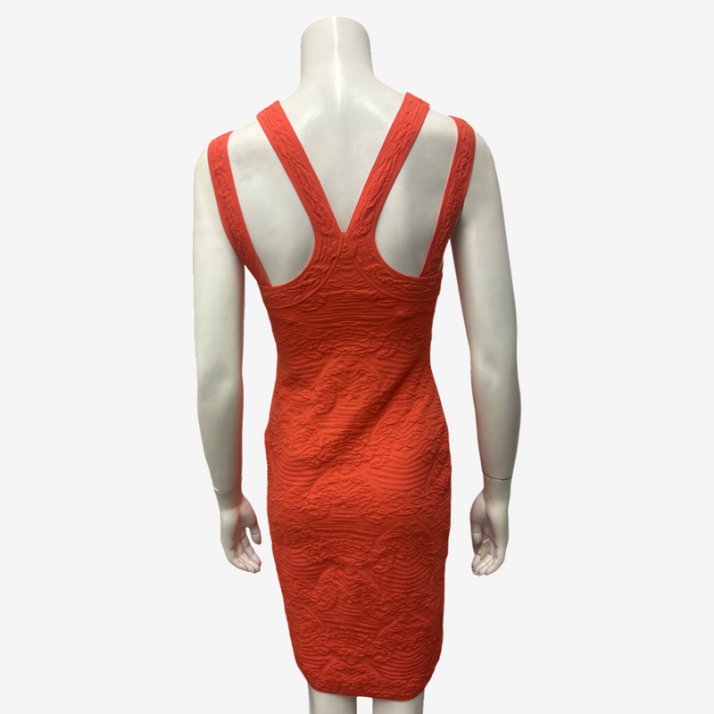 M Missoni Coral Stretch Knit Dress