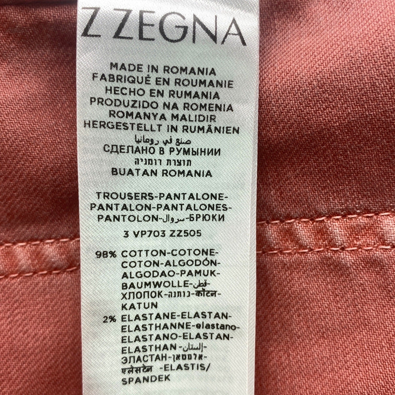 Z Zegna men's pink jeans