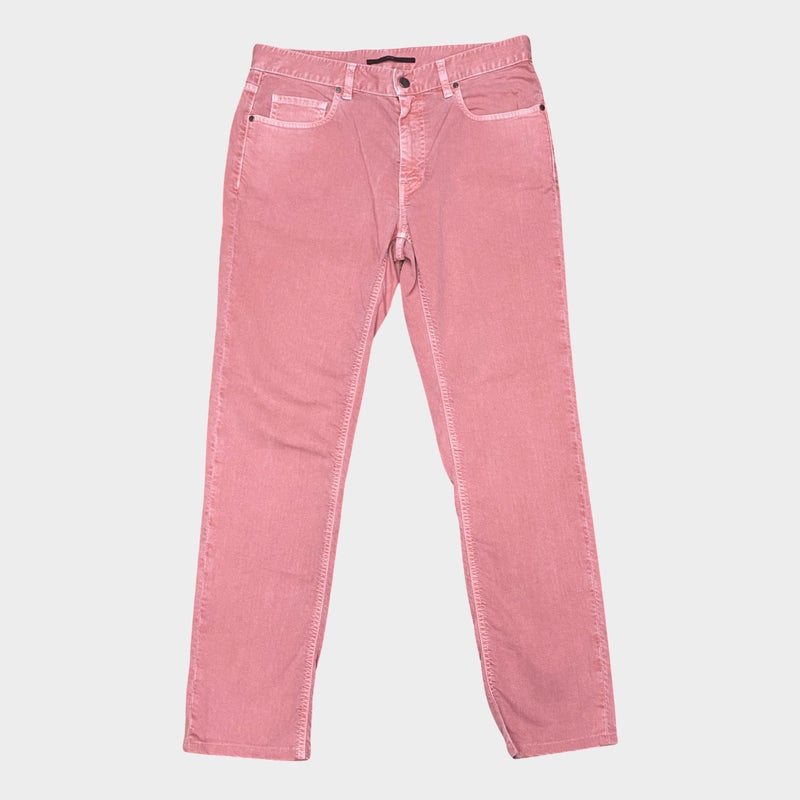 Z Zegna men's pink jeans