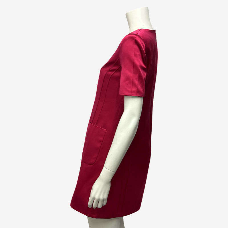 Gucci Raspberry Pink Silk Dress With Zip