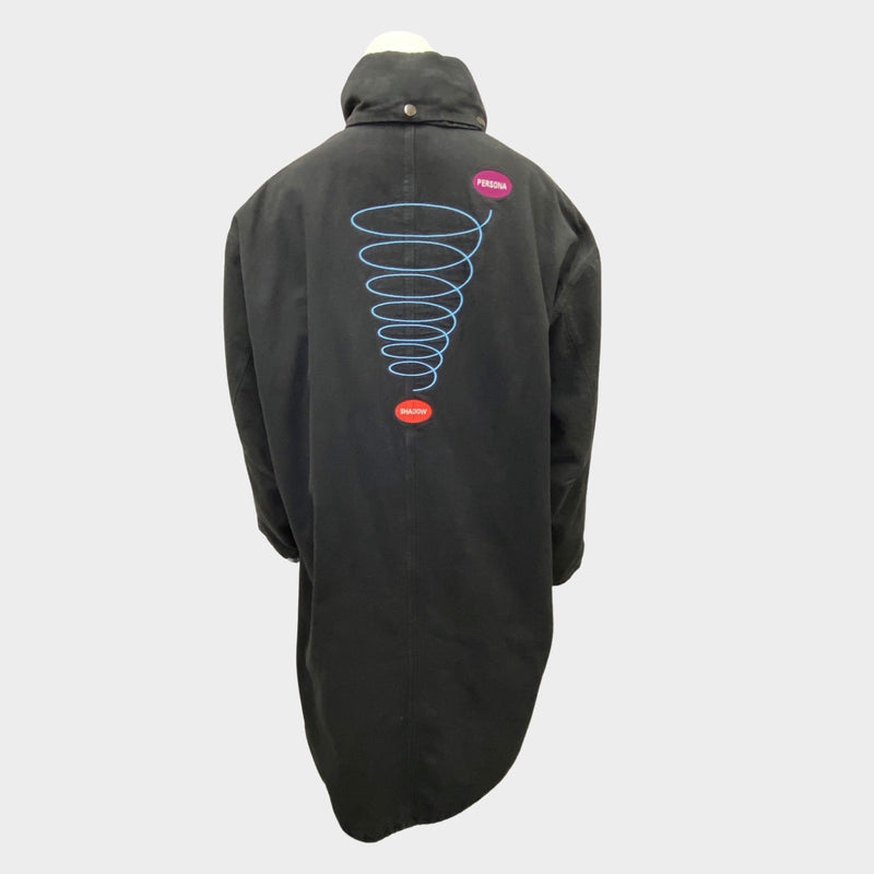 Balenciaga men's black opera parka