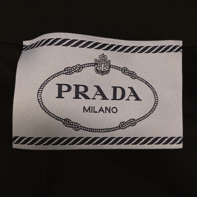 Prada women's black cotton blazer jacket