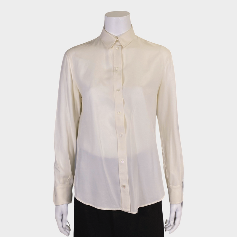 Joseph women's ecru silk shirt