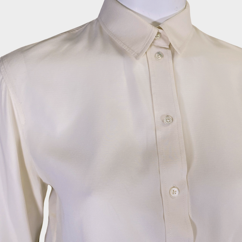 Joseph women's ecru silk shirt