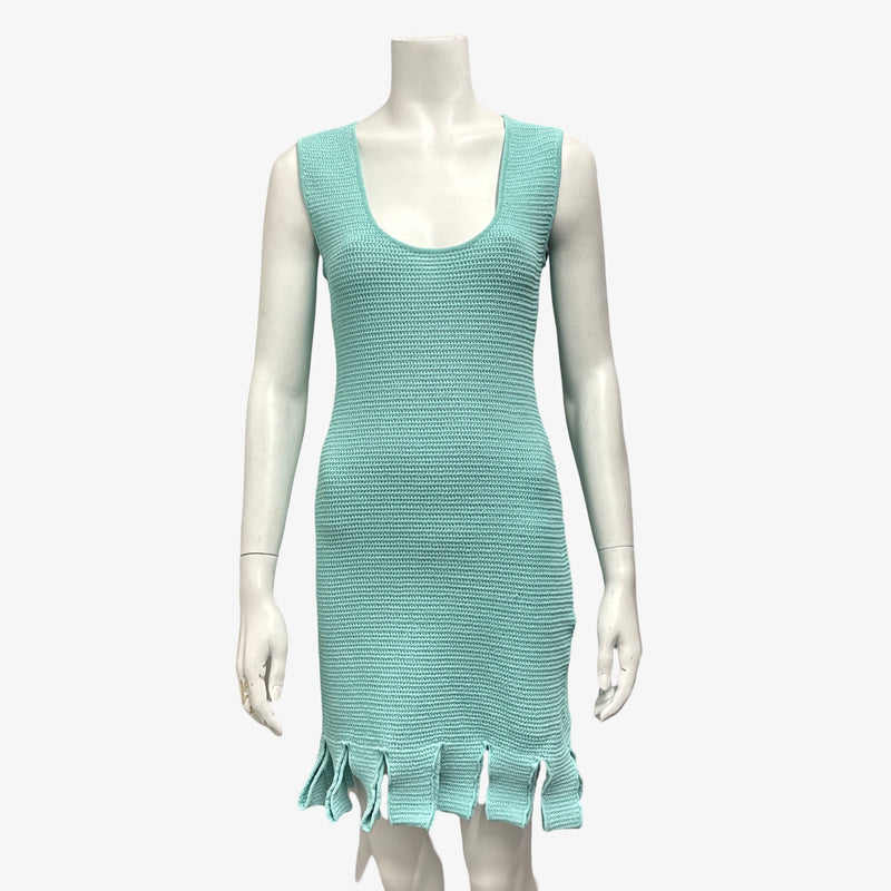Bottega Veneta Mint Green Knitted Dress