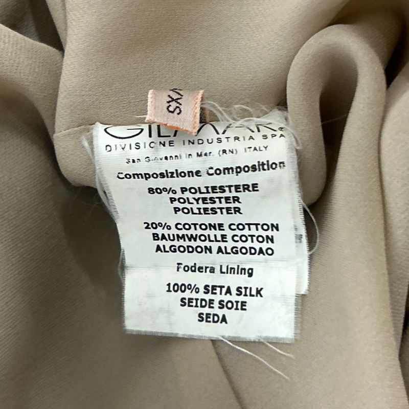 Giambattista Valli Taupe Embroidery Sleeveless Dress