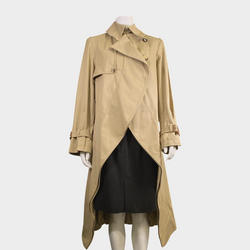 Alexander McQueen women's beige trench coat