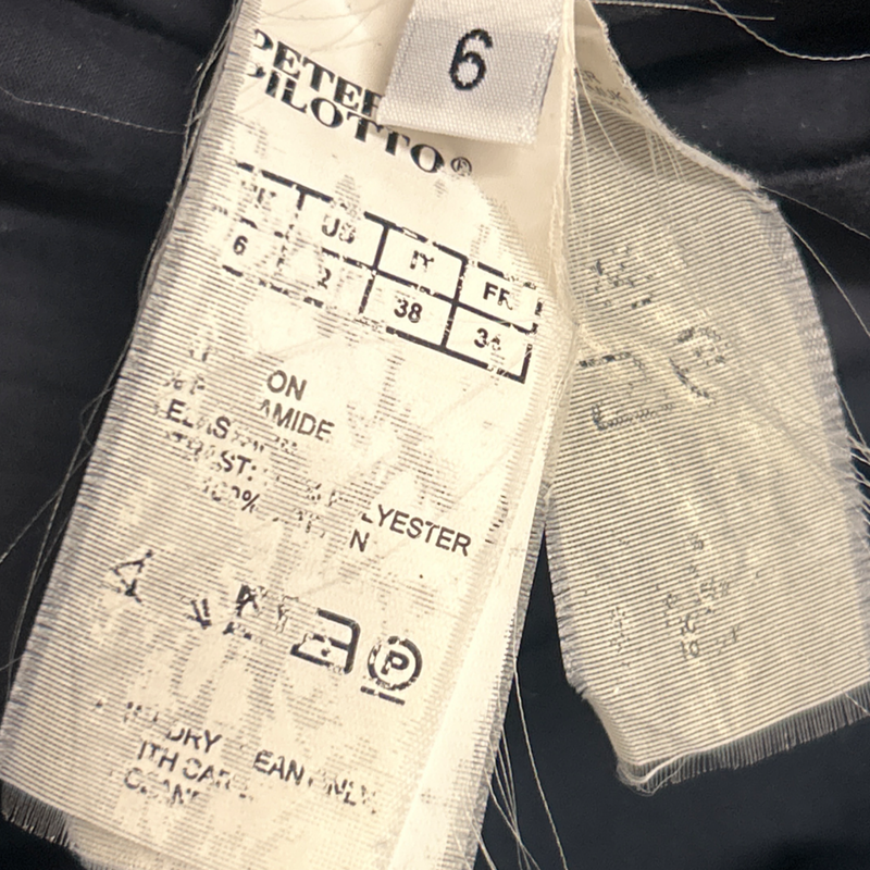 Peter Pilotto Navy  Cotton Summer Dress With Embroidery Detail