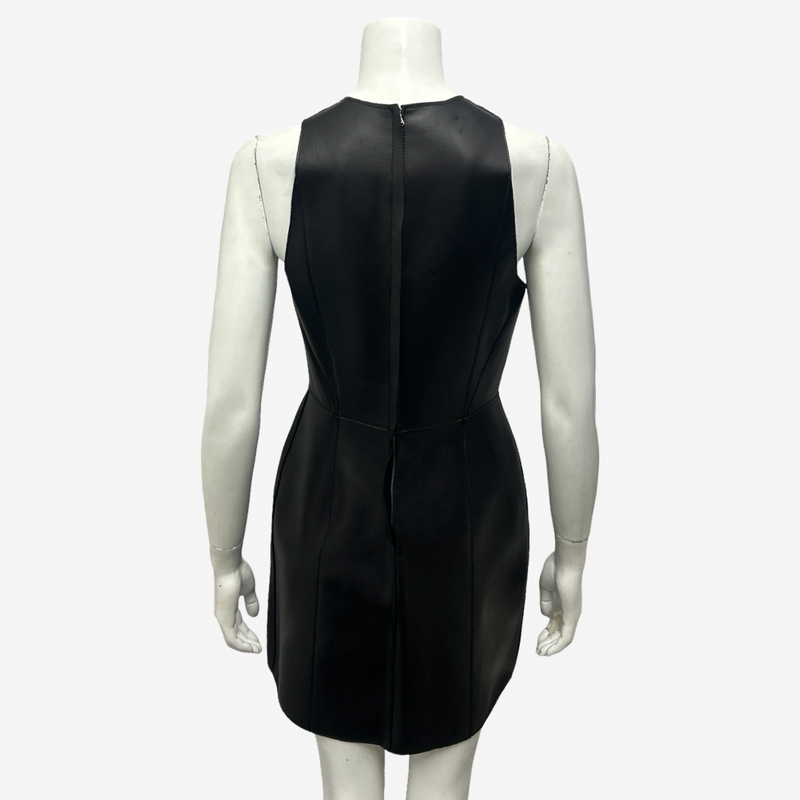 3.1 Phillip Lim Black Lambskin Mini Dress